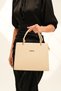 Women's Asm355 Cream Shoulder & Hand Bag - 2