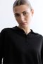 BLACK POLO NECK SWEATER - 3