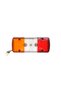 Rectangular tail light 28 LEDs with 3 compartments 24V
