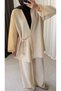 Waffle Tie-Dye Kimono Set - Hpm -Beige - 3