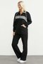 Full Zip Tunic Tracksuit Set - Black - 4