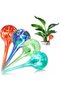 Plant Self Watering Globes,Set of 4 Colorful Watering Bulbs for Indoor and Outdoor Plants