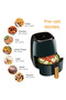 5.5L Large Capacity Air Fryer for Home Use, Touch Digital Display with 7 Pre-set Menus, Hot Air Circulation Low-fat Oil-free Fryer, Non-stick Basket Multi-function Oven - 2