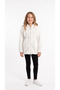 Plush Lined Girls' Jacket with Elastic Waist