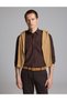 Dark Brown Slim Fit Long Sleeve Shirt 50333800-Vr084 - 4