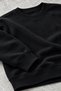 Men's Black Thessaloniki Fabric Crew Neck Sweatshirt - 8