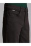 Dark Brown Slim Tailored Canvas Trousers 50331202-Vr084 - 6