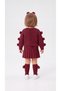 Baby Girl Set with Hair Band and Pompom - 4