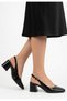 Pono Black Patent Leather Heeled Shoes - 3