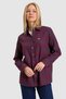 Women's Burgundy Long Sleeve Shirt 50331866-Vr180 - 3