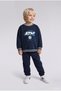 100% Cotton Oversize Football Printed Thick Sweatshirt for Baby Boy I0652A526Cw - 3