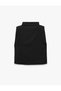 Boxy Fit High Neck Sleeveless Blouse - 2