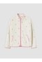 Pink Floral Embroidered Plush Soft Textured Cardigan - 2