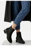 Gena Black Suede Heeled Boots - 3