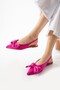 Cenya Fuchsia Satin Ballet Shoes