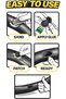 Bicycle Tire Tube Repair Kit 48 PCS Cold Patches with Rubber Cement Glue, Bike Puncture Repair Kit for MTB, Road Bike & Bicycle Inner Tubes, Portable Emergency Tire Patch Repair Set - 5