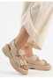 Kaji Nude Skin Double Buckle Sandals - 2