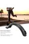 Electric Scooter Rear Fender Mud Guard 3 Hole Compatible with Xiaomi Mi M365, Pro, Pro 2 & 1S, ABS Plastic Rear Mudguard Replacement, Splash Protection, Black - 2