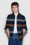 Men's Navy Blue Long Sleeve Shirt 50329658-Vr033