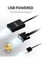 VGA to HDMI Converter Adaptor 1080p HD Resolution with Audio Support TV AV HDTV, ProLink-V2H.Black - 3