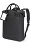 Urban Matt PU Laptop Backpack for 14-Inch Laptop, Water-Repellent PU Work Backpack with Hidden Front Pocket, Organizer Compartments, Top Handles & Luggage Tag - 2