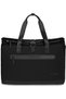 18.1-Inch Casual Weekender Travel Bag, Water-Resistant Polyester Overnight & Gym Bag with Trolley Sleeve, Removable Strap, Front Zip Pocket & Interior Organizer, Black
