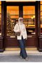 Pearl Detailed Long Knitwear Cardigan Cream - 2