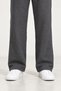 Men's Regenerated Fabric Baggy Smoked Sweatpants with Side Pockets - 5