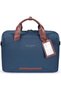 Business Laptop Bag for 15.6-Inch Laptop, Waterproof-Finish Polyester Office Bag with Large Back Pocket, Organizer Pockets, Detachable Strap & Trolley Strap, 2-Year