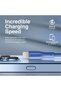 USB-A to Lightning Cable, Durable 10W USB-A to Lightning Charger with 480 Mbps Data Transfer, 10000 Bend Test and 100 cm Anti-Tangle Silicone Cord for iPhone 14, iPad, XCord-Ai Navy - 2