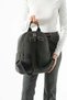 Soft Touch Premium Gummy Fabric, Women's Backpack - Gray Model: (D&L-14-19C) - 3