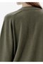 Regular Fit Green Cashmere Long Cardigan - 4