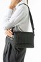 Soft Touch Premium Gummy Fabric, Women's Shoulder Bag - Gray Model: (D&L-14-20F)