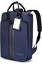 Business Laptop Backpack for 15.6-Inch Laptop, Waterproof 210D Polyester & Microfiber Leather Work Backpack with Front Zip Pockets, Organizer Storage & Luggage Tag