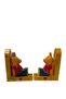 Wooden Book Holder Set of 2 with Rabbit Figures Handmade Decorative Book Support Bali Decoration - 3