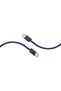 USB-C to USB-C Cable, Premium 60W Power Delivery Fast Charging Cable with 480Mbps Data Sync, 120cm Anti-Tangle Nylon Braided Cord for iPhone 17, Galaxy S25, iPad, Dell, ECOLINE-CC120.NAVY