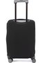 20-Inch Fabric Luggage Cover, Wear-Resistant Suitcase Protector with Handle & Wheel Access, Dust & Splash Protection, Washable Reusable Travel Cover, Black - 7