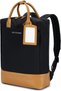 Urban Laptop Totepack for 14-Inch Laptop, Recycled Polyester & PU Backpack with Water-Resistant Woven Fabric, Front Zip Pocket, Internal Organizers & Luggage Tag - 2