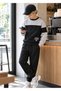 Bamboo Thin Shardonlu Black Boys' Sweatpants
