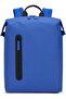 Matt PU Laptop Backpack for 15.6-Inch Laptop, PU & 600D Polyester Work Backpack with Front & Back Vertical Zip Pockets, Organizer Panel