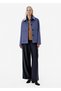 Relax Fit Pocket Detail Blue Coat - 2
