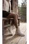 Low Heel Zippered Women's Bootie with Stripe and Buckle Detail - 5