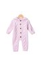 Hooded Knitted Baby Romper with Wooden Buttons Winter Baby Romper 3/12 Months - 3