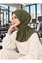 Athletic Hijab Sports Hijab - Tied-Back Khaki, Suitable for Daily and Training Use - 6