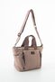 Soft Touch Premium Gummy Fabric, Women's Shoulder Bag - Powder Pink Model: (D&L-14-19H) - 4