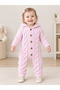 Hooded Knitted Baby Romper with Wooden Buttons Winter Baby Romper 3/12 Months - 2