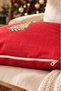 Premium Embroidered Cushion Cover - Artdeco Red Pine Tree - 43*43 cm - Pnk001 - 3
