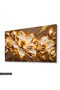 Coffee Textured Appearance White Flower One Piece Unilluminated Canvas - Canvas Painting - 2
