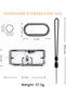 حافظة حماية HASTHIP® لسماعات Nothing Ear 2، حافظة مقاومة للصدمات مصنوعة من مادة PC لحافظة شحن Nothing Ear 2. - 3