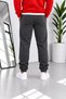 Premium Quality Men's Sweatpants with Elastic Cuffs (No Tulle-Like Material, No Knee-Enhancing Material) - 4